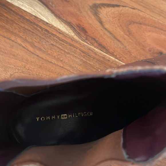 Tommy Hilfiger brown leather boots. Kamala style. - Picture 6 of 8